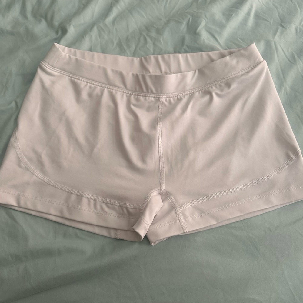 bcg white compression shorts